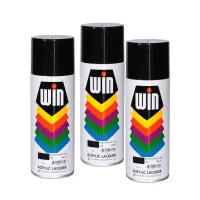 WIN by TOA สีสเปรย์ ดำเงา 400ซีซี รุ่น 210 สีดำ (3 กระป๋อง)