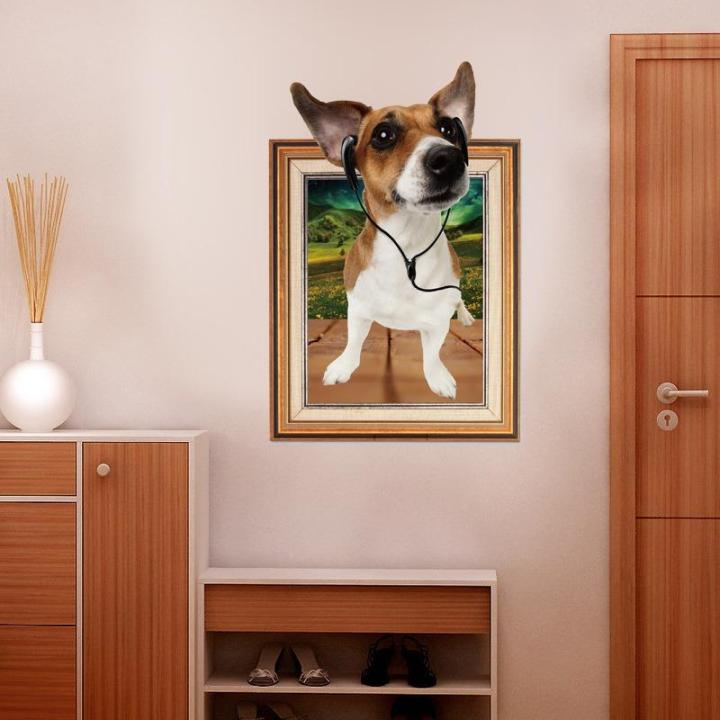 Tạo điểm nhấn đặc biệt cho căn phòng của bạn với chiếc Decal dán tường 3D khung ảnh hình chú chó đeo tai nghe SK9214N. Với hình ảnh đầy sáng tạo và mới lạ, chiếc Decal sẽ khiến cho căn phòng của bạn trở nên đặc sắc và thu hút hơn bao giờ hết.