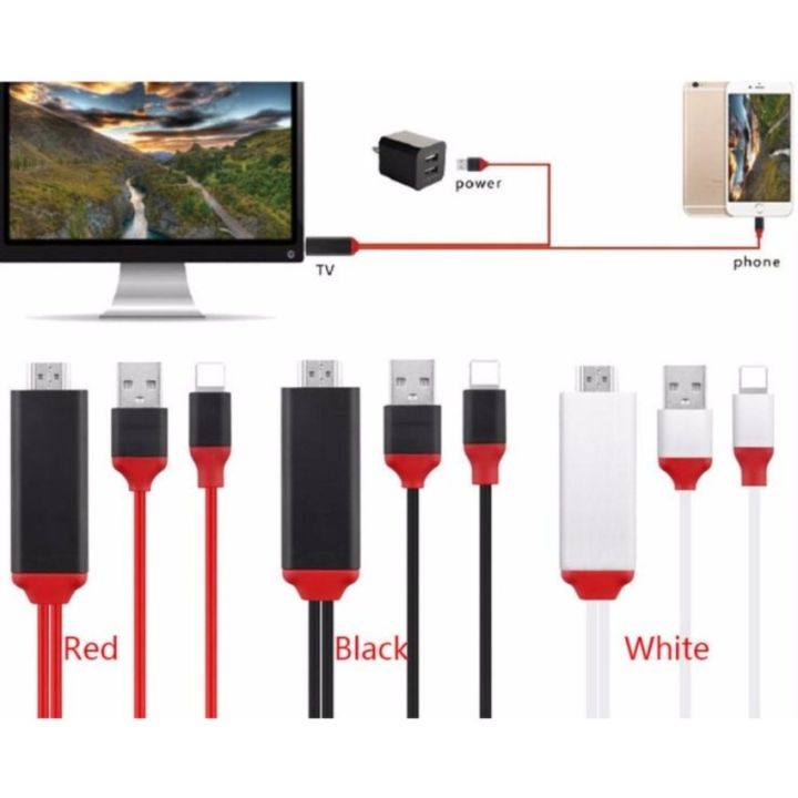 Cáp Lightning to HDMI - kết nối iPhone iPad cổng lightning với tivi, máy  chiếu 