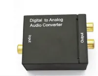 Thiết bị chuyển đổi Converter Quang sang âm thanh Toslink Coaxial to Audio R/F (ko dây quang)