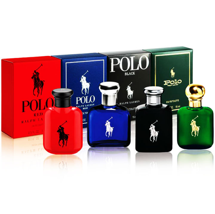 Bộ 4 nước hoa nam mini RALPH LAUREN Polo Eau De Toilette 4 x 15ml |  