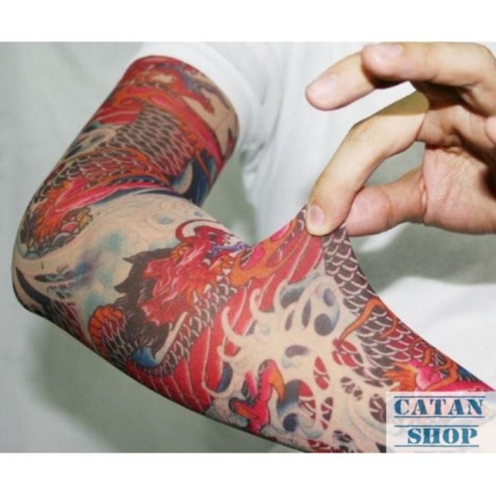 Găng tay hình xăm tattoo
