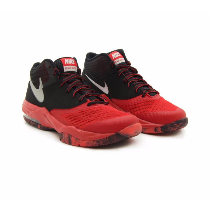 HCM]Giày thể thao dành cho Nam Nike Air Max Emergent Mid Basketball Shoes  Sz 12 Red Black 
