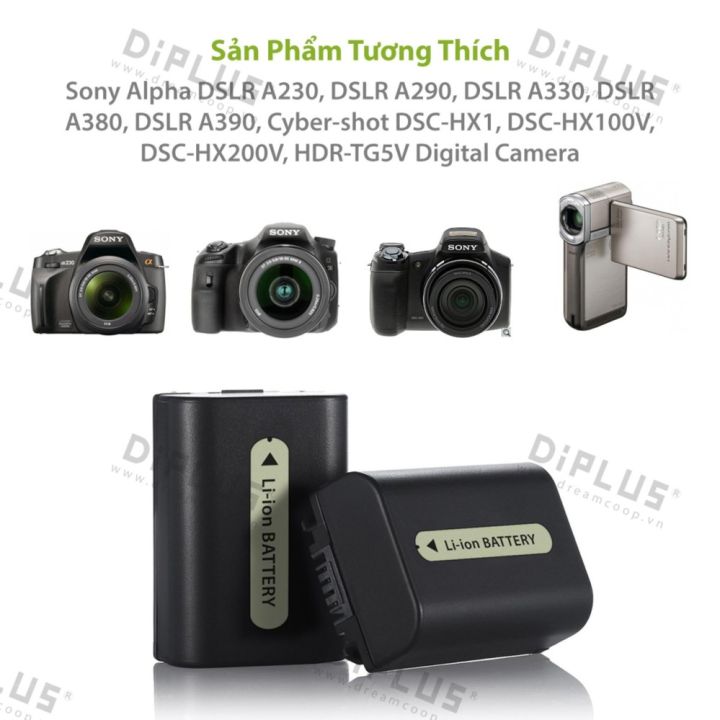 Pin máy ảnh Sony NP-FH50 pin dành cho máy ảnh Sony Alpha DSLR A230 A290